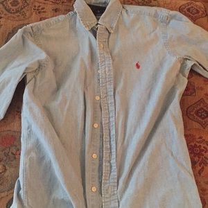 Light Blue Polo Button Down